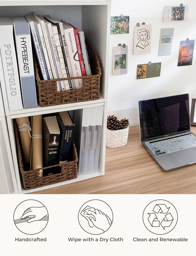 StorageWorks Wicker Baskets for Organizing, Pantry Organizers and Storage - Image 4