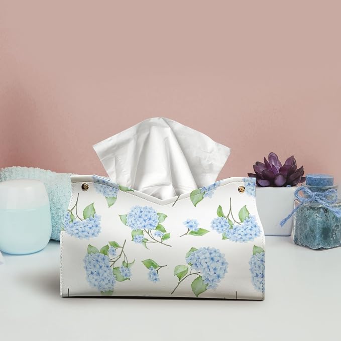 Hydrangea Tissue Box Cover Rectangle - Image 2