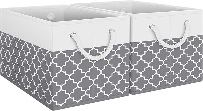 Fab totes Storage Bins, Foldable Storage Baskets by Fabtotes