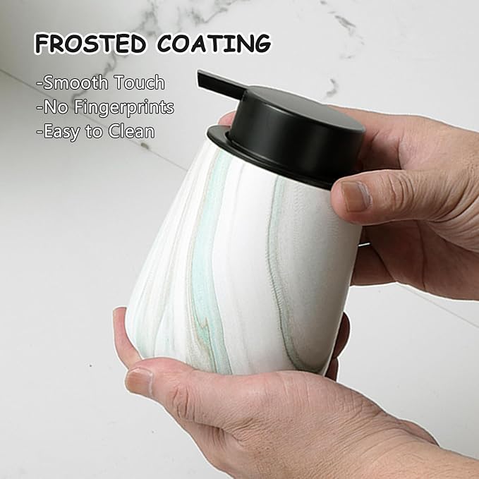 12Oz Ceramic Liquid Soap Dispenser - Image 4