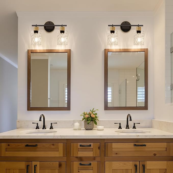 Bathroom Light Fixtures, 2-Light Coastal Vanity Lights - Image 4