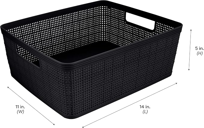 Simplify 10 Piece Organizing Set | Multiple Size Bins | Multipurpose | Office | - Image 5