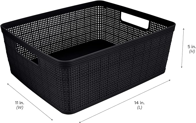 Simplify 10 Piece Organizing Set | Multiple Size Bins | Multipurpose | Office | - Image 5