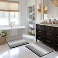 BSICPRO Bathroom Rugs and Mats Sets, 2 Piece Thick Absorbent Chenille Bath Mat by BSICPRO