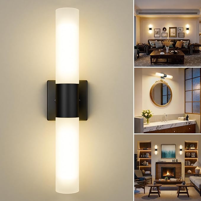 Kalium Bathroom Wall Sconce Fixture, 21 Inch Modern Vanity Lights by Kalium