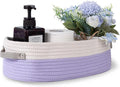 Cotton Rope Woven Basket Toilet Paper Baskets by Oradrem