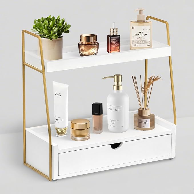 2-Tier Bathroom Organizer Countertop by dreampossible