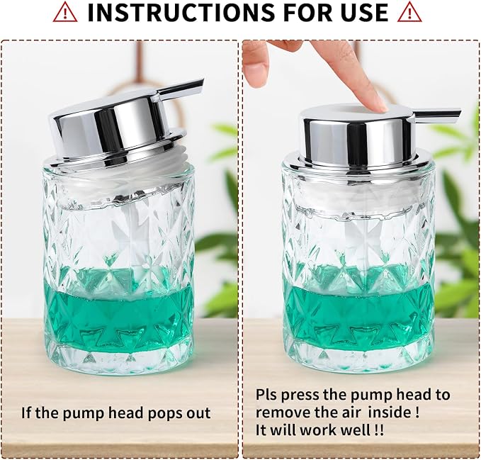 Bathroom Glass Soap Dispenser - Image 8