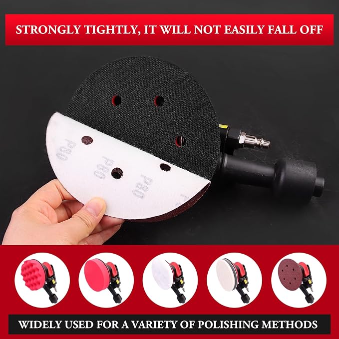 Air Sander with vacuum – 6 Inch DA Palm Sander - Image 8