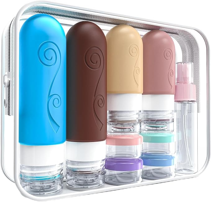 16 Pack Travel Bottles Set for Toiletries, TSA Approved Travel Containers Leak by Unknown