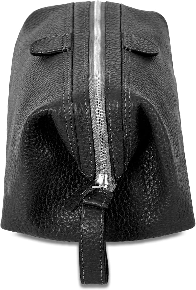 KomalC Premium Buffalo Leather Toiletry Bag - Image 8