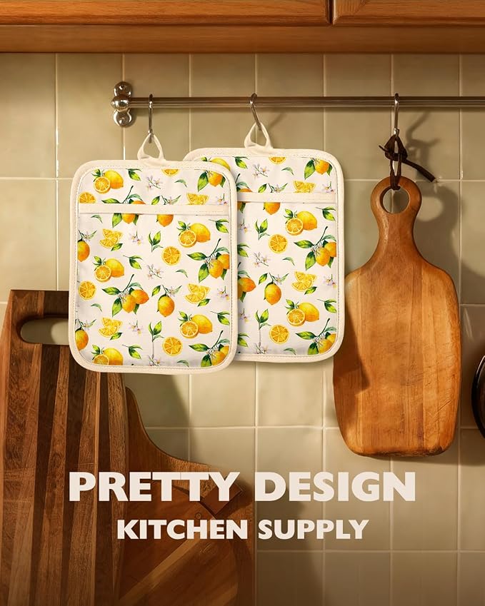 Slohif Silcone Lemon Pot Holders - Image 5