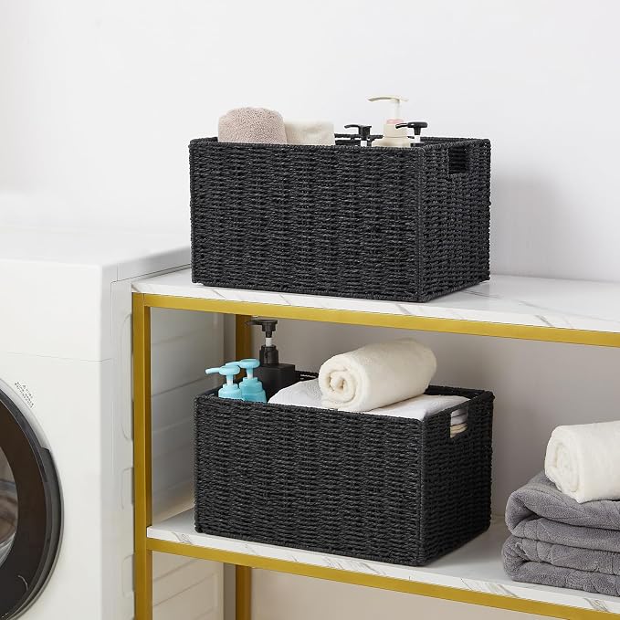 Vagusicc Wicker Storage Basket, Small Storage Baskets - Image 3