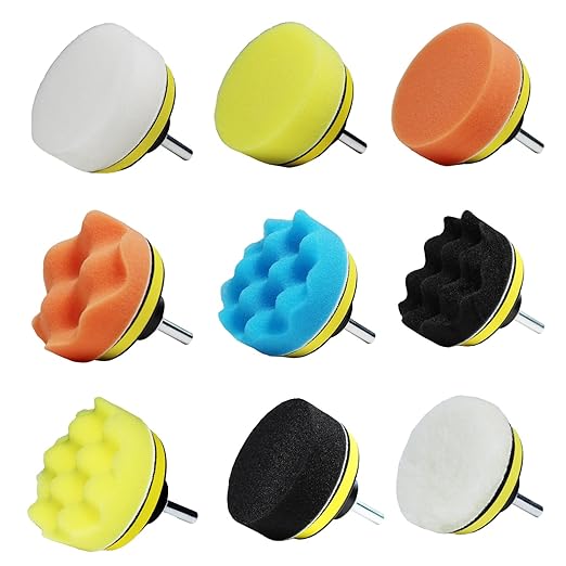 Car Foam Polishing Buffing Kit, Polishing Buffing Pads, Wool Pads, Polishing & - Image 2