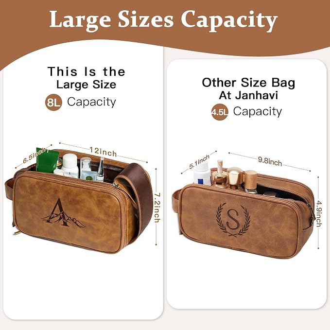 Janhavi Large Personalized Toiletry Bag - Image 3