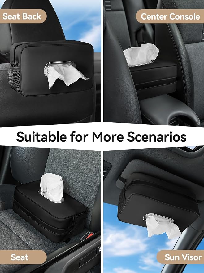 Multi-Functional Car Tissue Holder - Image 3