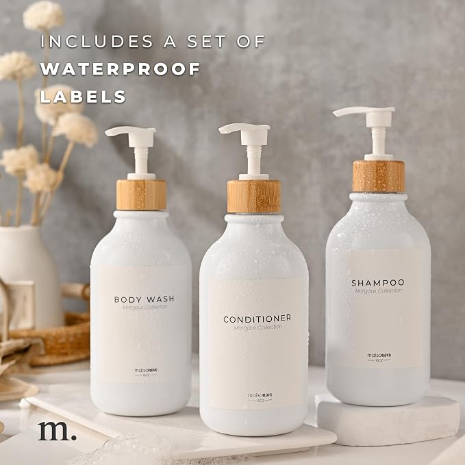 MaisoNovo Refillable Shampoo and Conditioner Bottles - Image 5