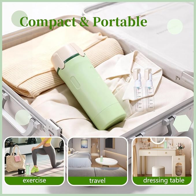 4 in 1 Travel Dispenser, 4 Pack 30ML Travel Bottles - Image 5
