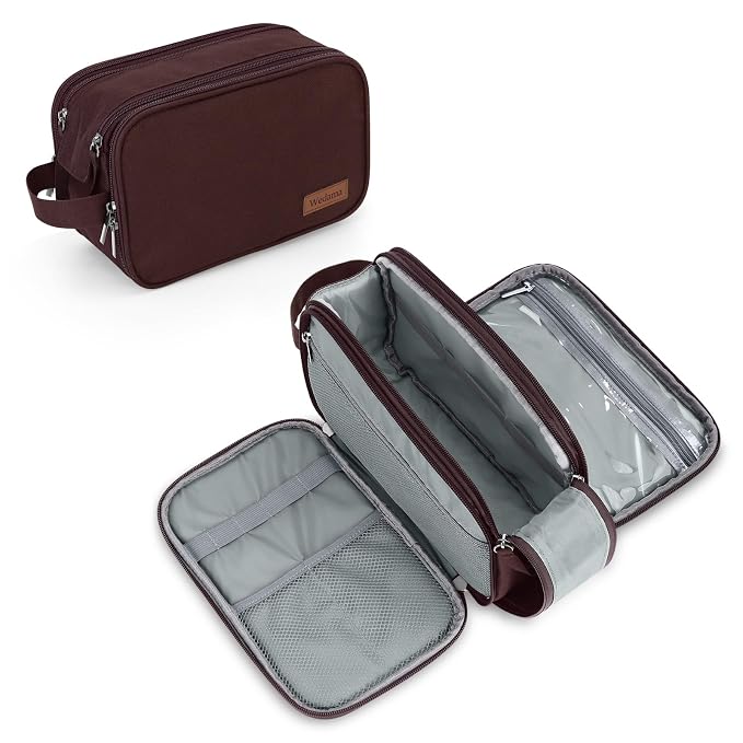 Wedama Toiletry Bag for Men, Handheld Travel Bag, Waterproof Toiletries by Wedama