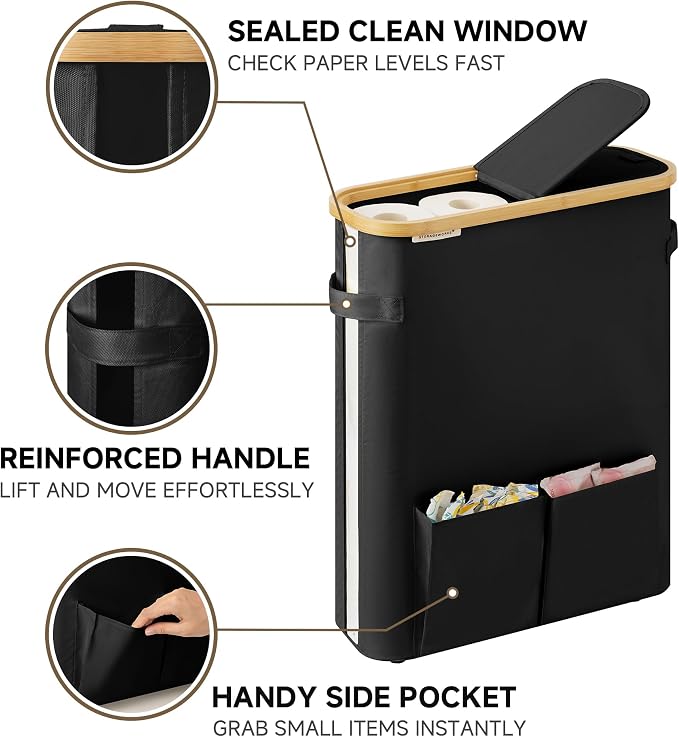 StorageWorks Toilet Paper Storage Baskets - Image 4