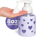 SoCal Suds & Company Foaming Hand Soap Dispenser Glass, Liquid Soap Pump by SoCalSudsCompany