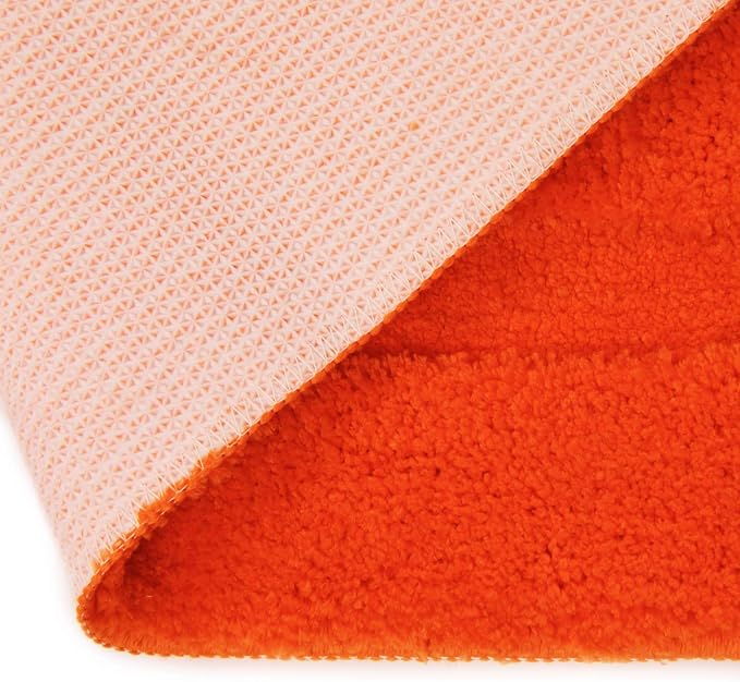 SHACOS Soft Fluffy Bathroom Rugs Set of 2 - Image 6