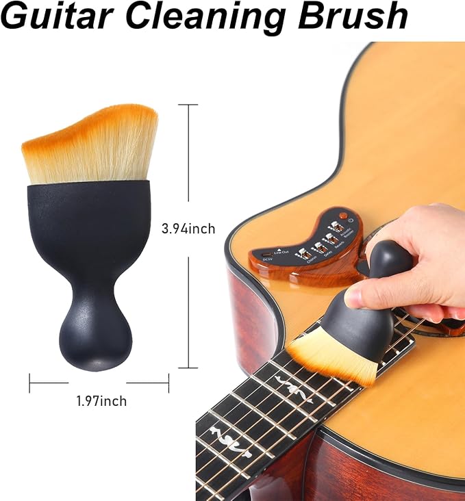 Guitar Cleaning Kit, Fretboard Lemon Oil, Polish and Oil Care, Guitar String - Image 5