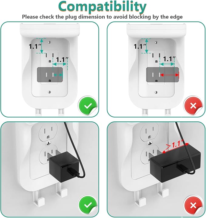 WALI Outlet Shelf Wall Holder, Fit - Image 4