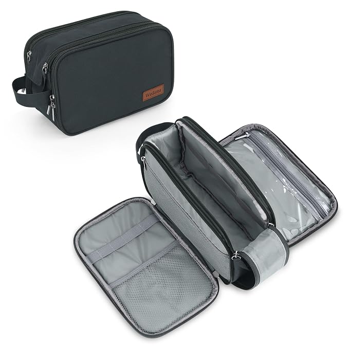 Wedama Toiletry Bag for Men, Handheld Travel Bag, Waterproof Toiletries by Wedama