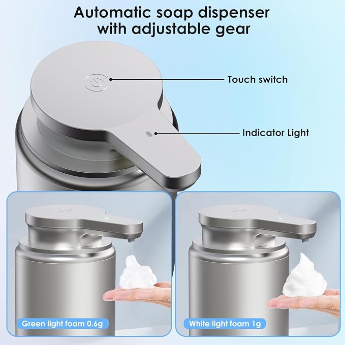 Automatic Soap Dispenser Touchless Foaming: Soap Dispenser Rechargeable - Image 4