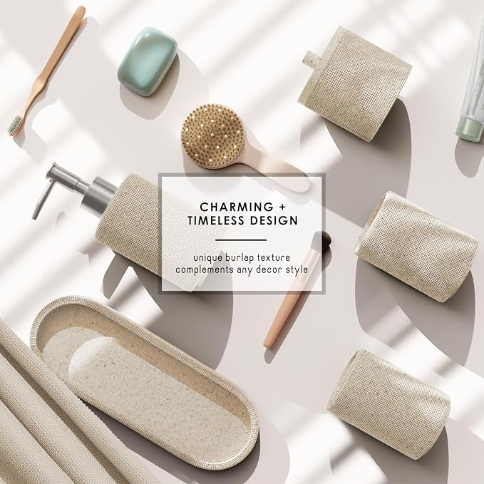 Clara Clark Beige Bathroom Set - Image 6