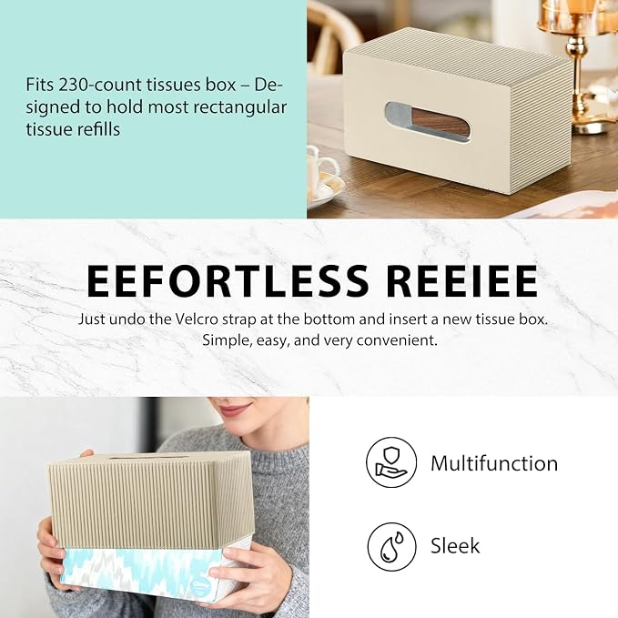Fanousy Large Tissue Box Cover Rectangular - Image 5