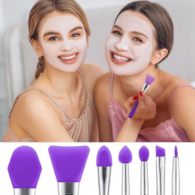 7PCS Silicone Brush Applicator Kit, Resin Brush Applicator UV Resin Brushes - Image 6