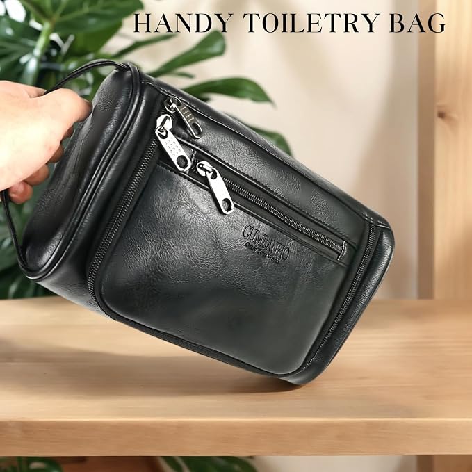 Mens Toiletry Bag, Compact Dopp Kit - Image 5