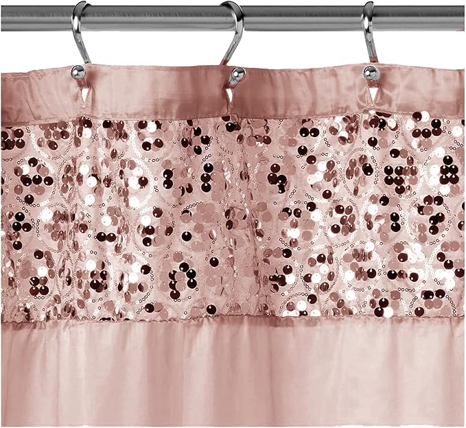 Zahari Home 13pc Sinatra Bathroom Shower Curtain Set - Image 6