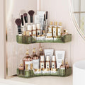 2-Tier Corner Bathroom Counter Organizer by Asayuee