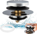 Artiwell Universal Tip Toe Bath Drain Stopper and Cover, Bathtub Drain Stopper by Artiwell