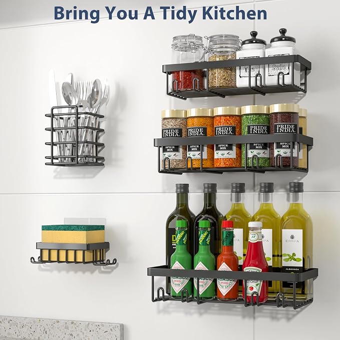 5 Pack Shower Caddy Organizer Rack Shelf - Image 8