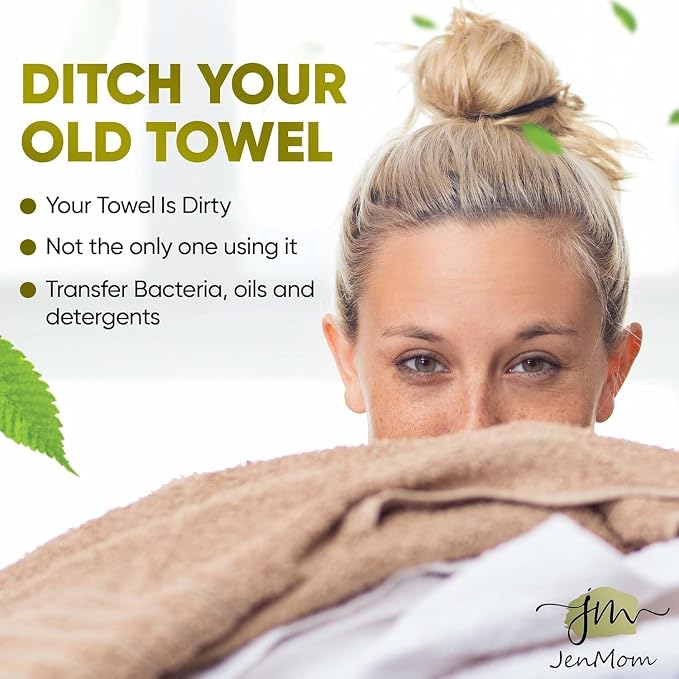 Disposable Face Towels – 200 Count Biodegradable Dry Wipes - Image 5