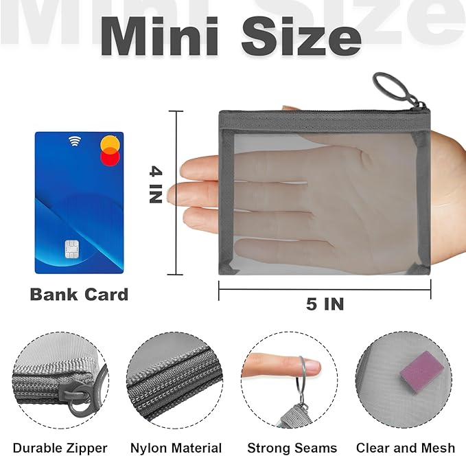 Mini Mesh Pouches, Small Mesh Bags - Image 2