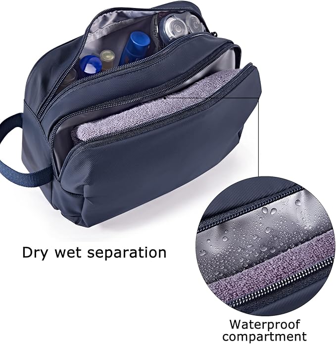 BAGSMART Toiletry Bag for Men, Travel Toiletry Organizer Dopp Kit - Image 3
