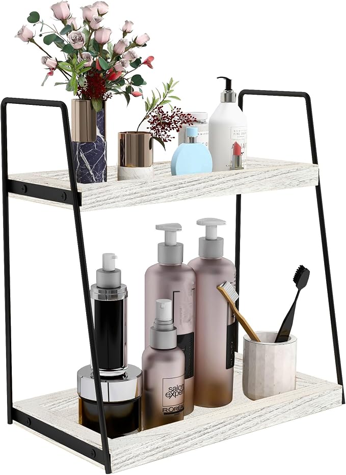 Dorhors 2 Tier Bathroom Counter Organizer Storage, Vanity Organizer by Dorhors
