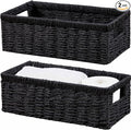 Vagusicc Wicker Storage Basket, Paper Rope Wicker Baskets by Vagusicc