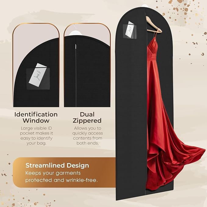 72" Long Dress Bags for Gowns - Image 4