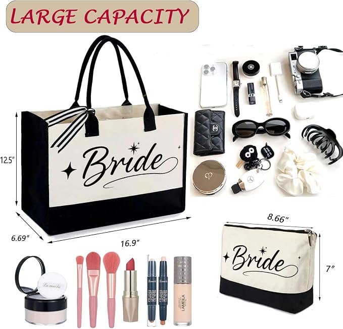 Bride Gifts Canvas Tote Bag, Gifts - Image 7