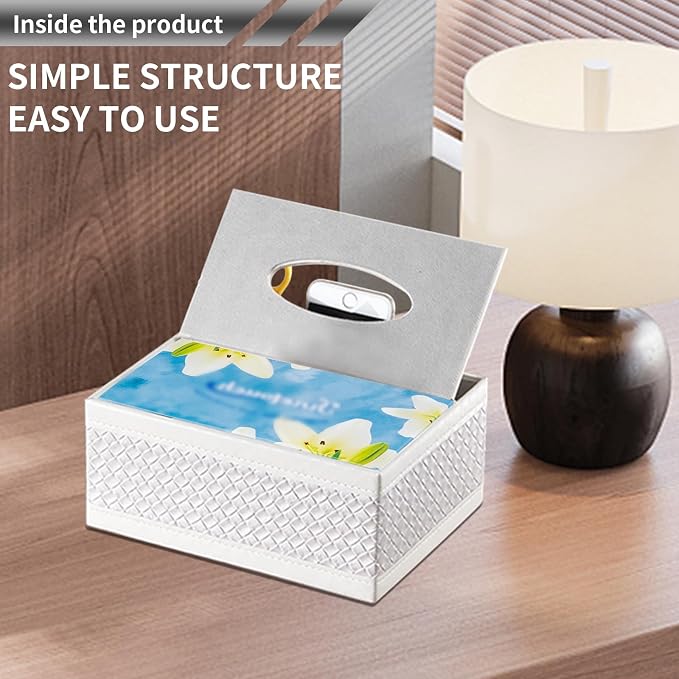 Multifunction PU Leather Tissue Box Holder - Image 6