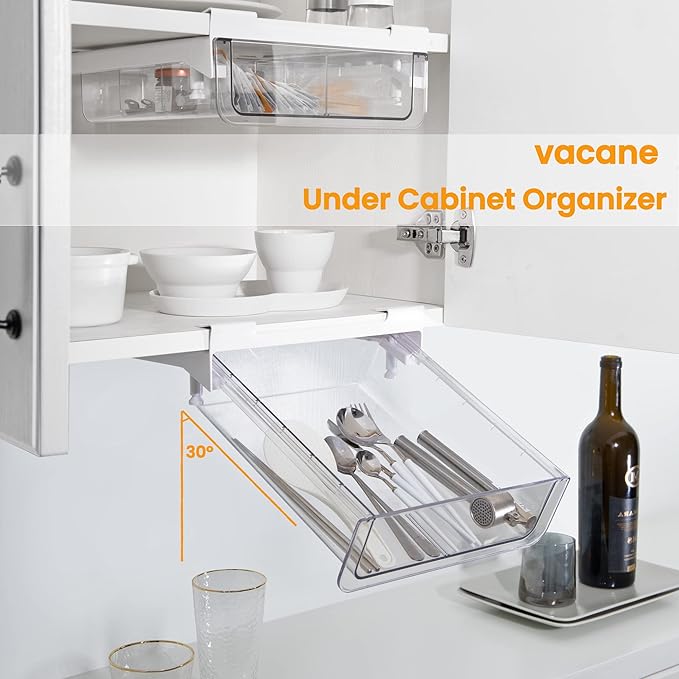 vacane Kitchen Organizer, Under Shelf Pull Out Drawer - Image 2