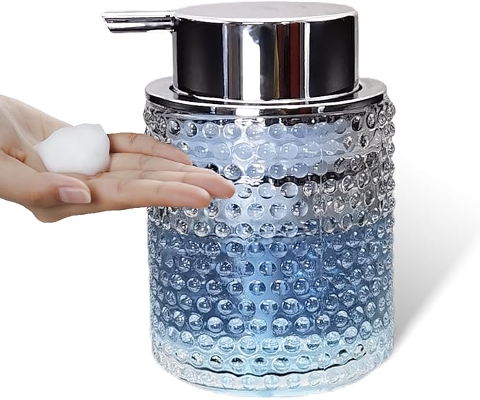 Glass Hand Foaming Soap Dispensers by Cendray