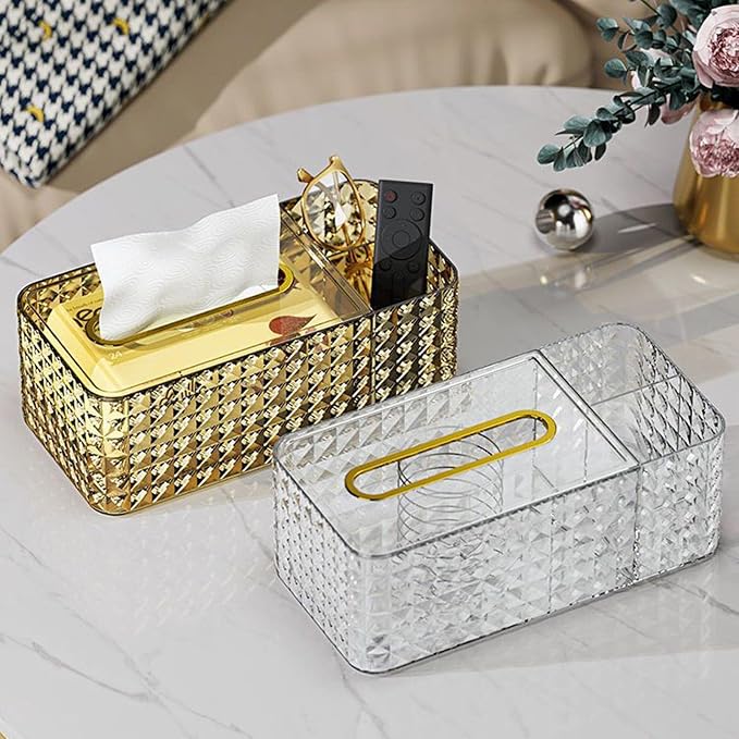 Tissue Box Cover Rectangle, Tissue Holder Napkin Dispenser - Image 5
