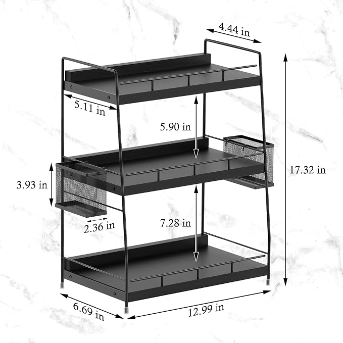Bathroom Counter Organizer, Bathroom Countertop Organizer - Image 3